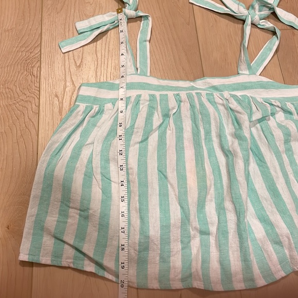 Stoney Clover Lane X Target Linen Blend Tie-Shoulder Summer Tank, sz S - Picture 12 of 12